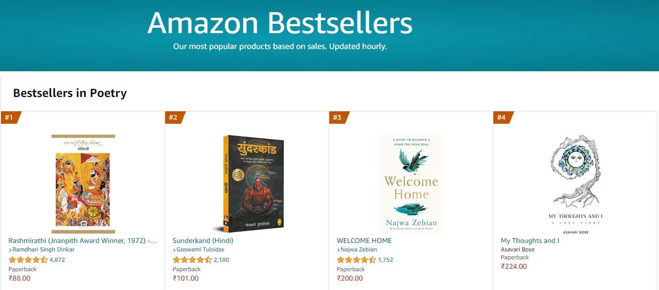 #4 in Amazon Bestsellers