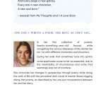 My Thoughts and I back cover