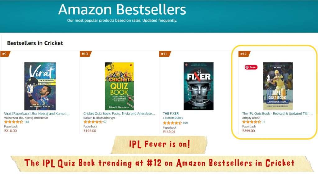 bestsellers in cricket